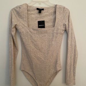Forever 21 ribbed bodysuit